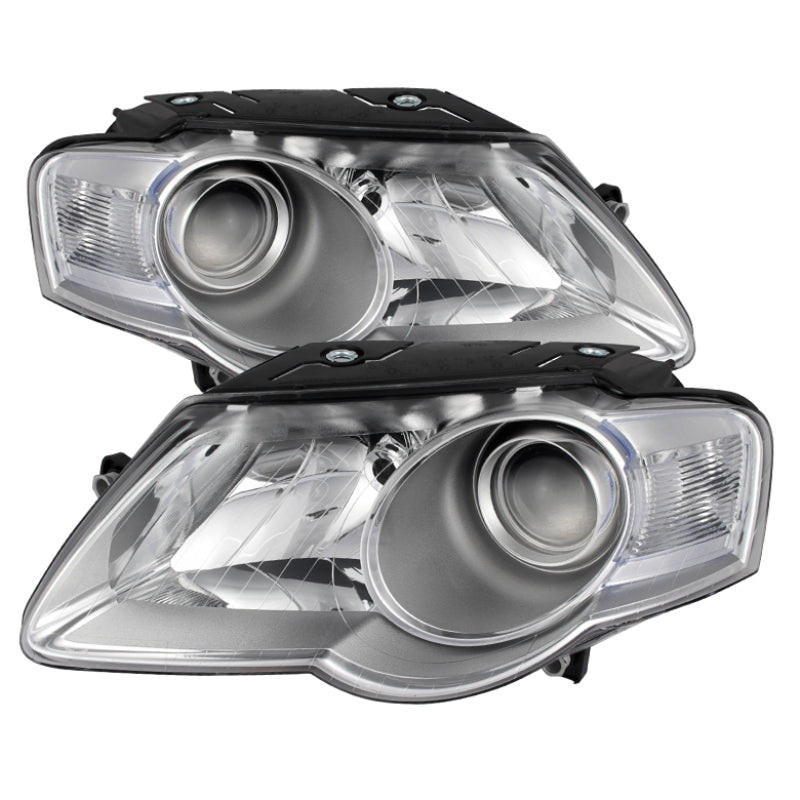 SPYDER Xtune Volkswagen Passat 06-10 (Halogen Only) Projector Headlights Chrome HD-JH-VWPAT06-C