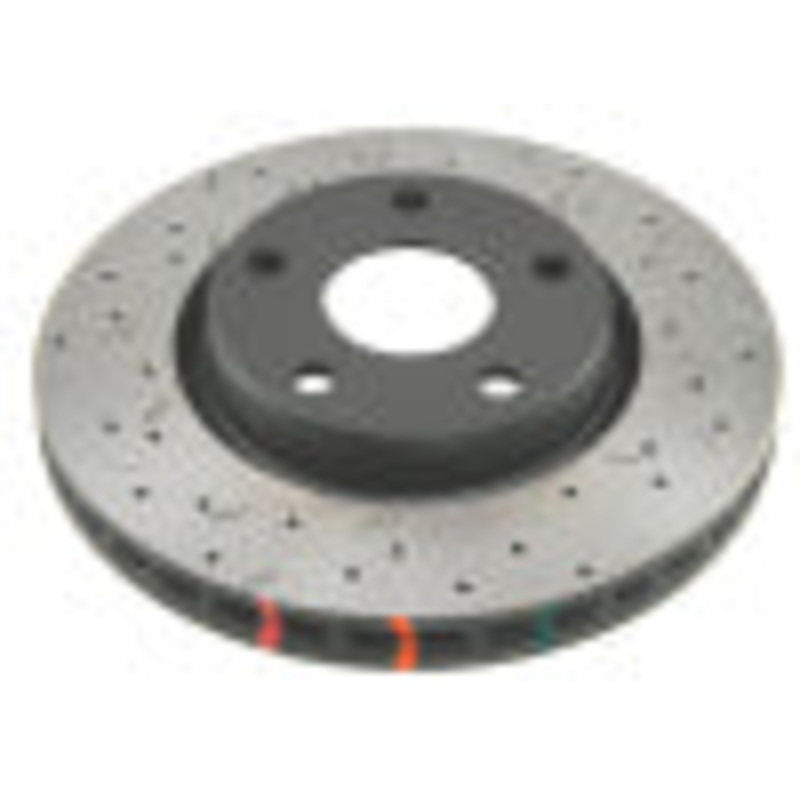 DBA 1988 Alfa Romeo Spider Front 4000 Series Drilled & Slotted Rotor