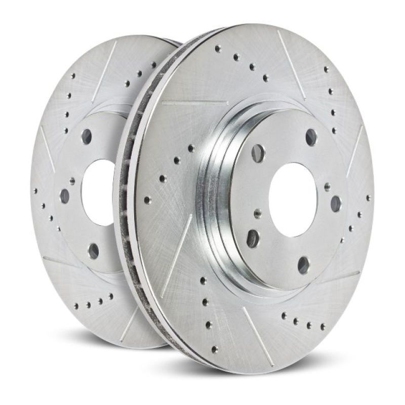 PowerStop Power Stop 12-18 Mercedes-Benz CLS550 Front Left Evolution Drilled & Slotted Rotor