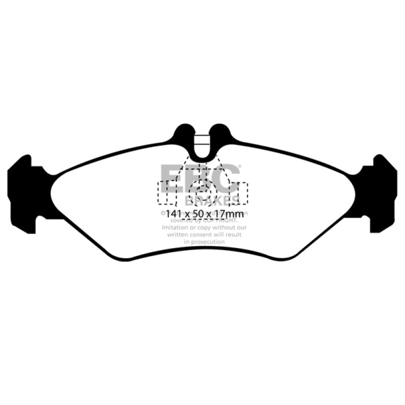 EBC 02-03 Mercedes-Benz Commercial Sprinter Box Van (ATE Rears) Greenstuff Rear Brake Pads