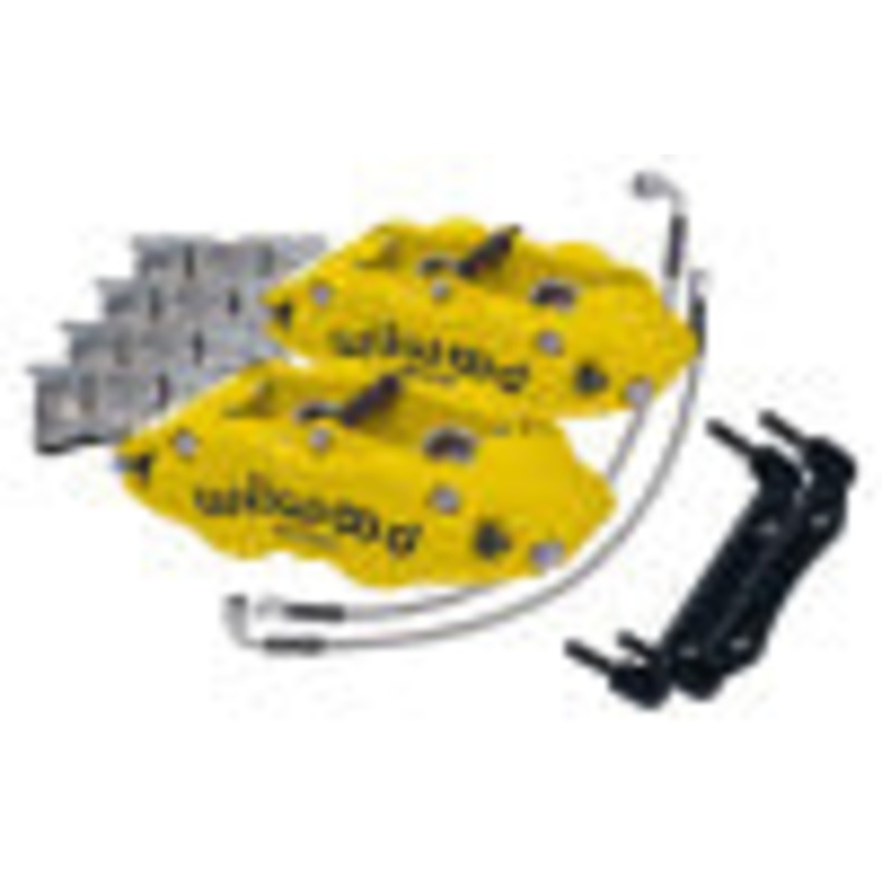 Wilwood 84-89 Porsche 911 Front Superlite Caliper Kit 3.5in MT – Yellow