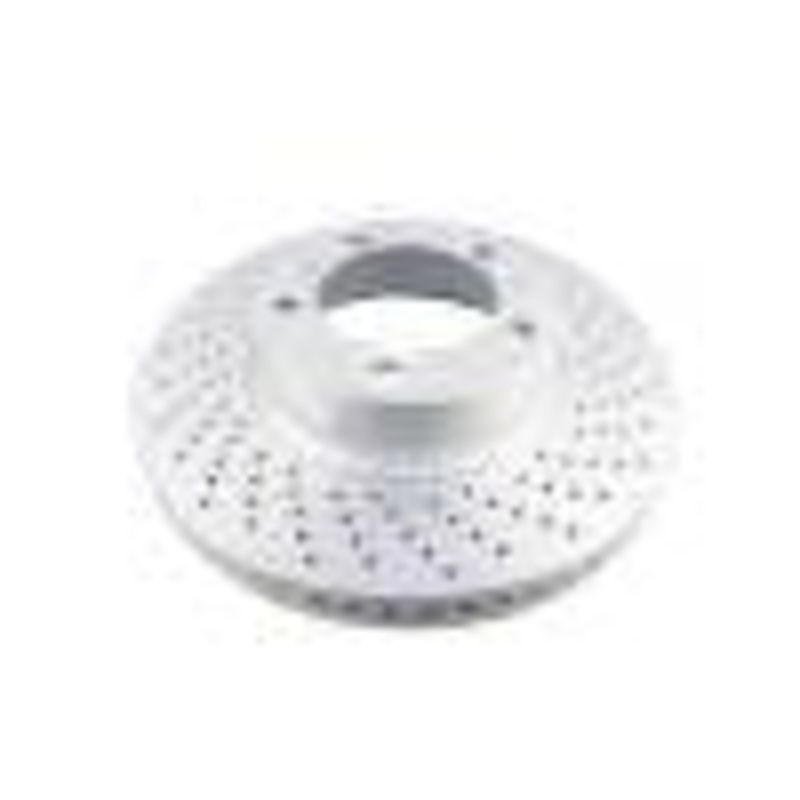 DBA 05-06 Porsche Boxster S (w/Iron Rotor) Front Left En-Shield OE Drilled Rotor