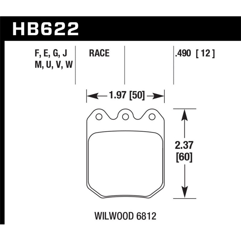 Hawk Performance Hawk 13-15 BMW xDrive28i 2.0L / DTC-60 Race Rear Brake Pads