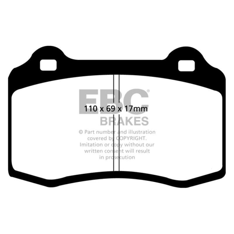 EBC 96-03 Alfa Romeo GTV 3.0 (Brembo) Greenstuff Front Brake Pads