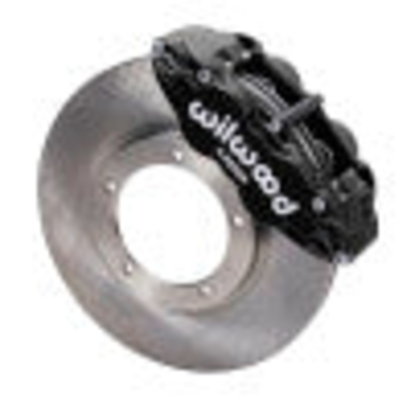 Wilwood 69-83 Porsche 911 Front Superlite Brake Kit 3.5in MT Plain Face – Black