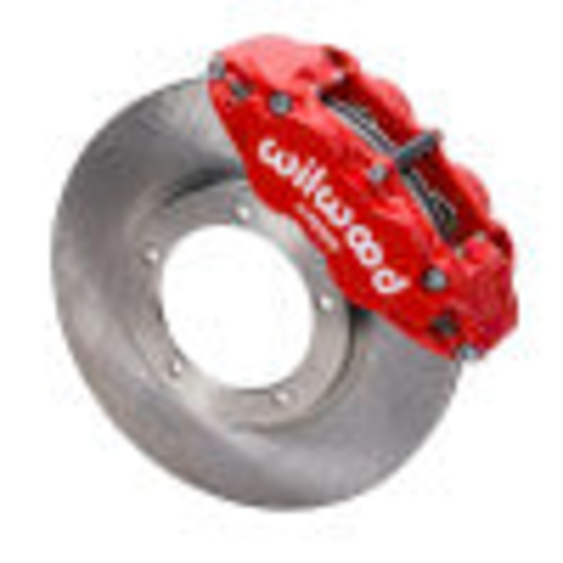 Wilwood 69-83 Porsche 911 Front Superlite Brake Kit 3.5in MT Plain Face – Red