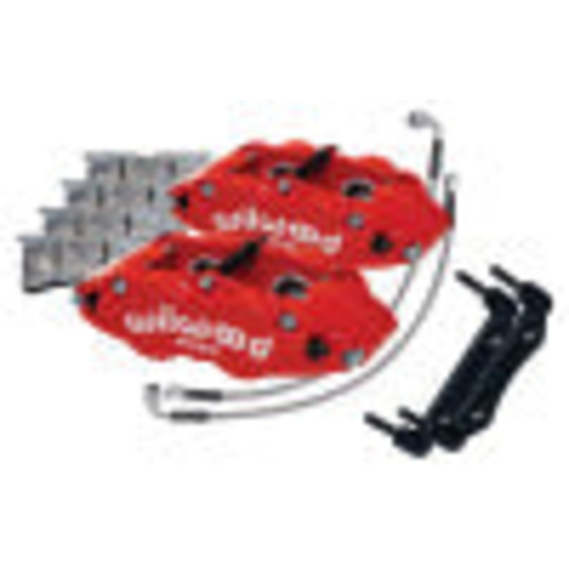 Wilwood 84-89 Porsche 911 Front Superlite Caliper Kit 3.5in MT – Red