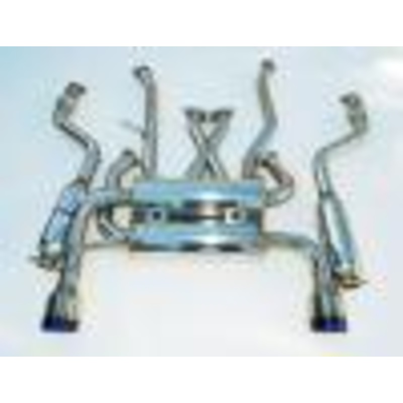 Invidia 03-05 Infiniti FX35/45 Gemini Rolled Titanium Tip Cat-back Exhaust