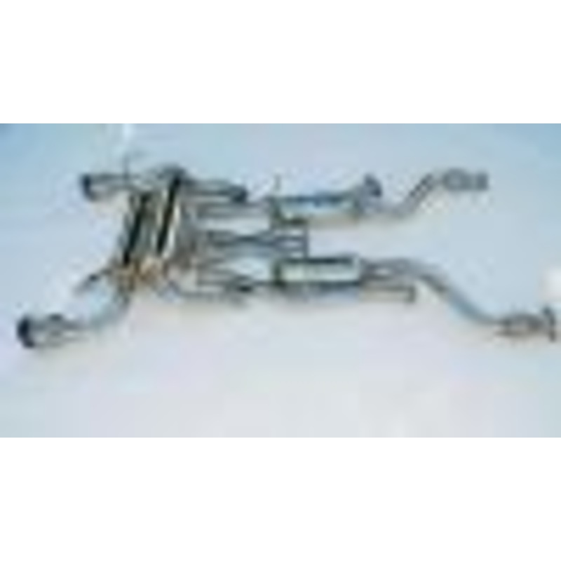 Invidia 03-08 Infiniti G35 Coupe Gemini Rolled Titanium Tip Cat-back Exhaust