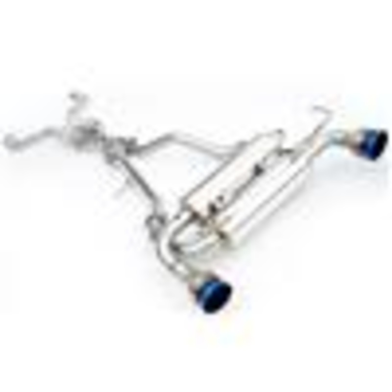 Invidia 09+ FX35 2/4WD Gemini Single Layer Titanium Tip Cat-back Exhaust