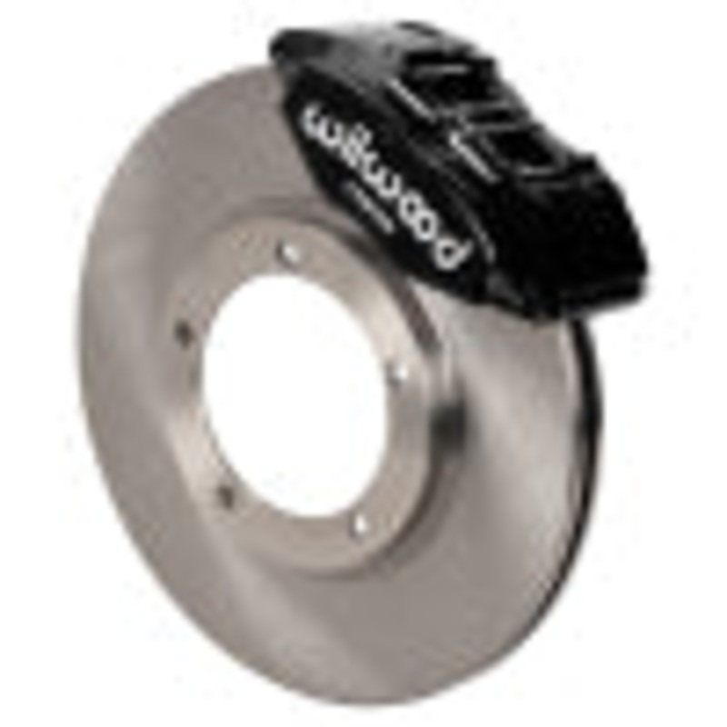 Wilwood 69-74 Porsche 911 Front Powerlite Brake Kit 3in MT Plain Face – Black