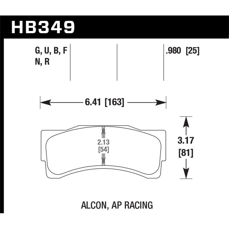 Hawk Performance Hawk 14-16 BMW M235i Racing 3.0L Front ER-1 Brake Pads