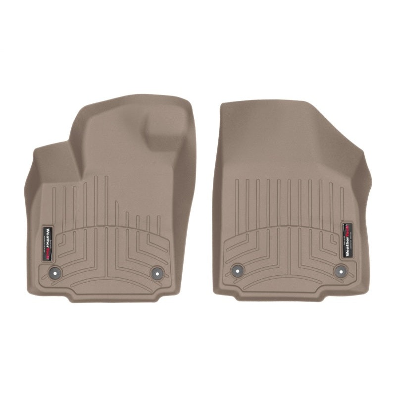 WeatherTech 17+ Ford F-250/F-350/F-450 Front FloorLiner – Tan (w/ First Row Bench Seats)
