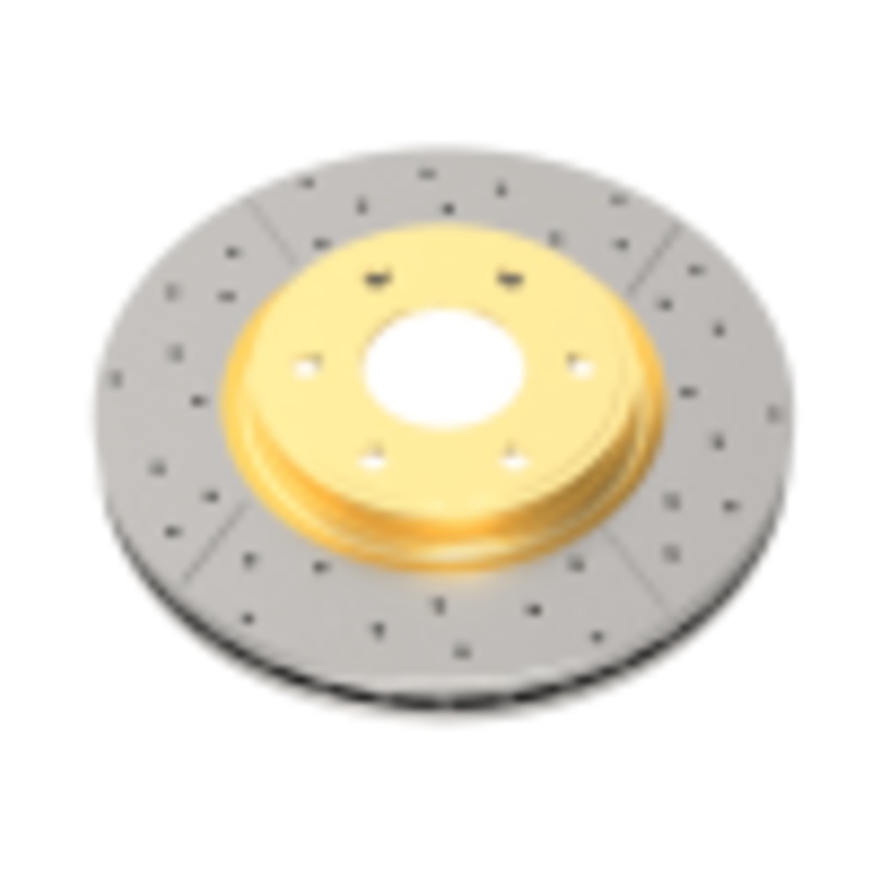 DBA 00-06 BMW X5 Rear Street Drilled & Slotted Rotor