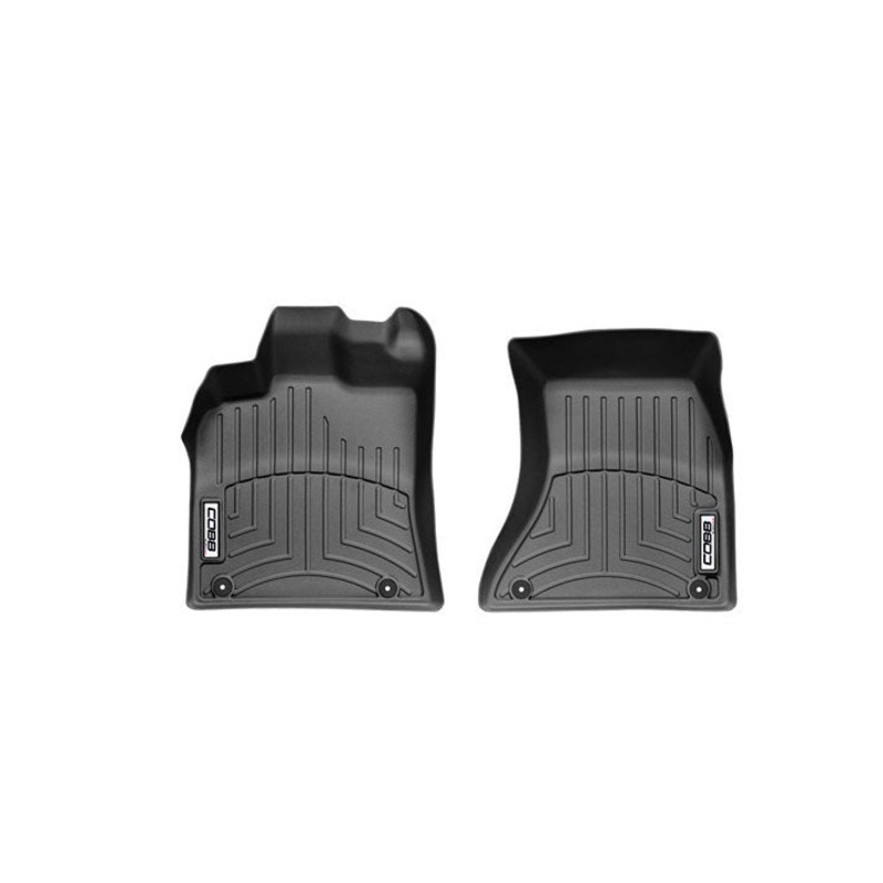 COBB 15-17 Porsche Macan S / Turbo / GTS Front FloorLiner by WeatherTech – Black