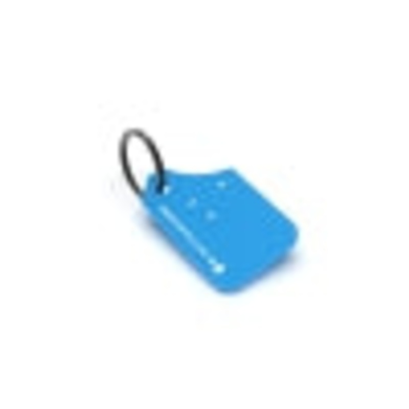 Rally Armor Blue Rally Armor Mini UR Rally Mud Flap Keychain