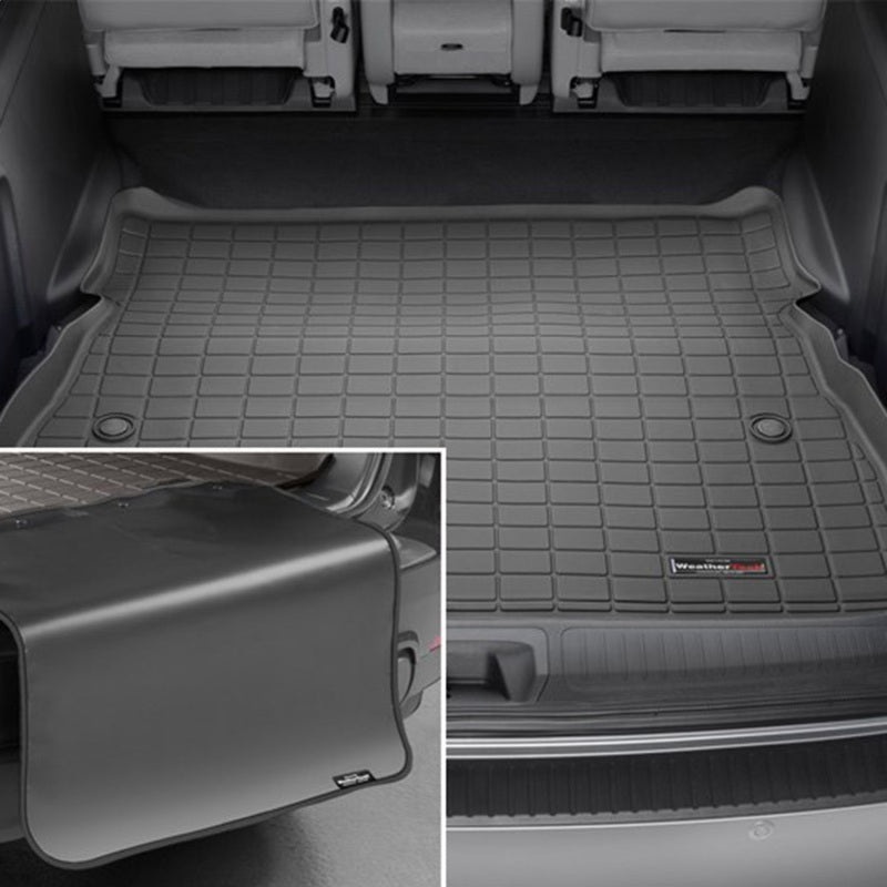 WeatherTech 21-23 GMC Yukon XL / Yukon Denali XL Seatback Cargo Liner HP w/Bumper Protector – Black