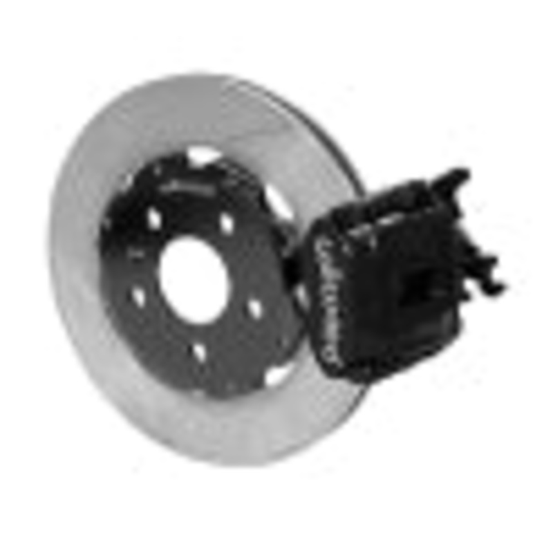 Wilwood 03-08 Audi A4 Caliper-Combination Parking Brake Rear 12.19 Rotor – Black