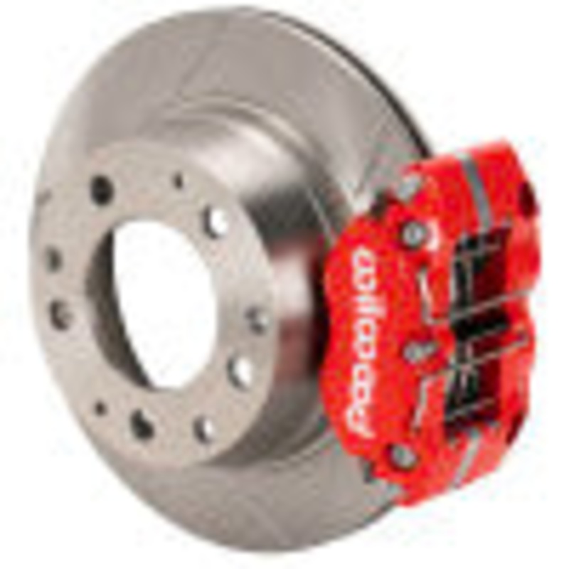Wilwood 69-83 Porsche 911 Rear Dynapro Brake Kit 3in MT Slotted – Red