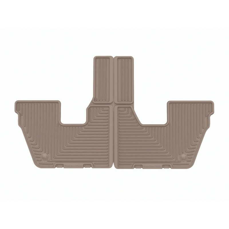 WeatherTech 21-23 Jeep Grand Cherokee L (6 Passenger Seating) Rear All-Weather Floor Mats – Tan