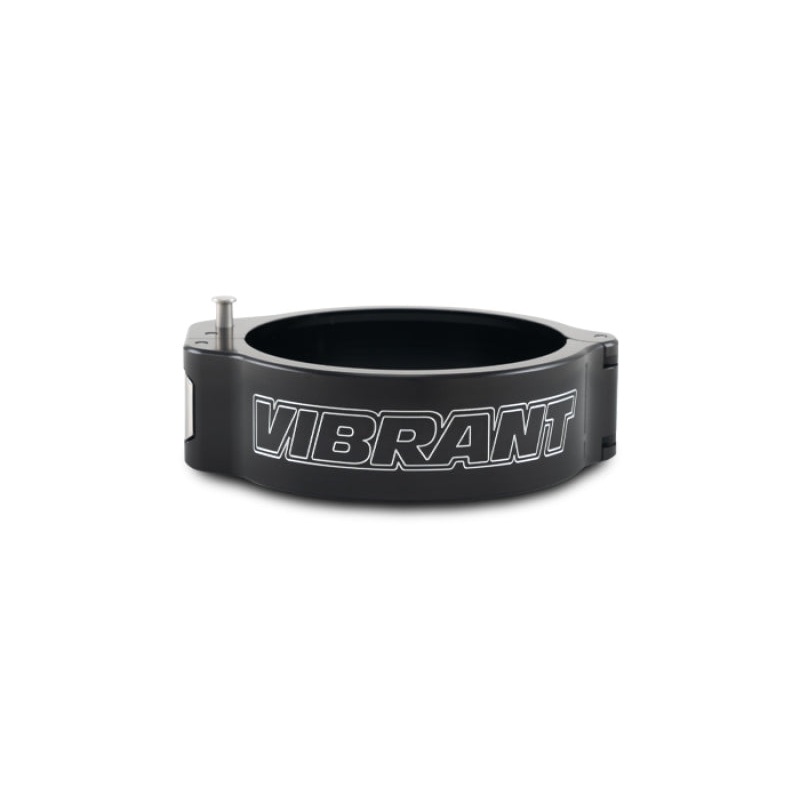 Vibrant 3in O.D. Aluminized HD 2.0 Clamp – Anodized Black (Clamp Only)