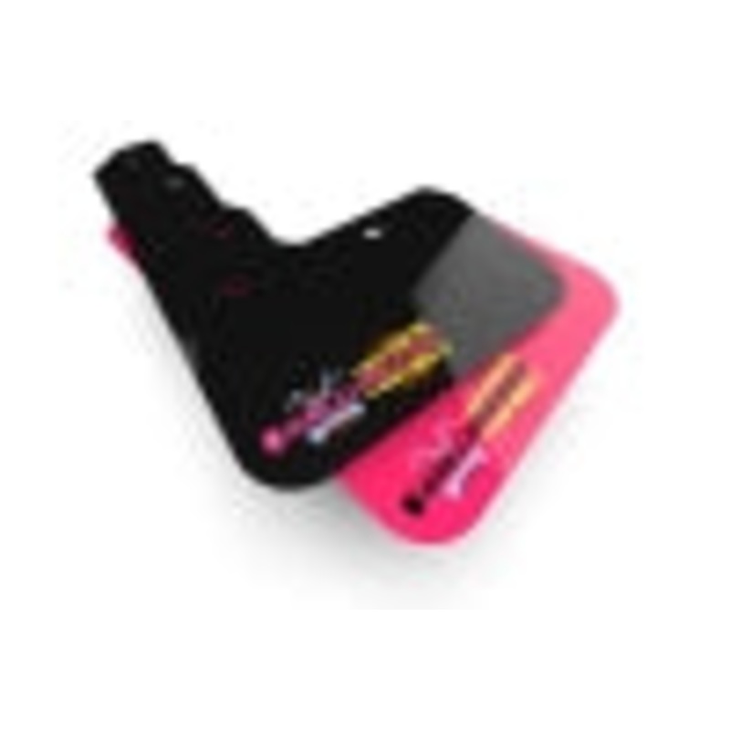 Rally Armor 12-18 Fiat 500 Pink Mud Flap BCE Logo