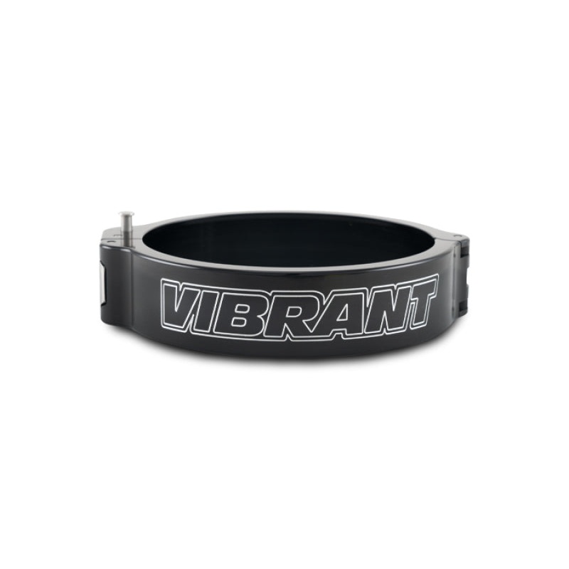 Vibrant 4in O.D. Aluminized HD 2.0 Clamp – Anodized Black (Clamp Only)