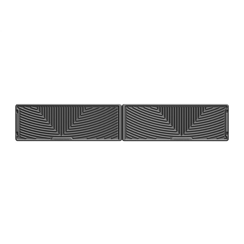 WeatherTech 2015+ Ford F-150 SuperCrew Rear Under Seat Rubber Mats – Black