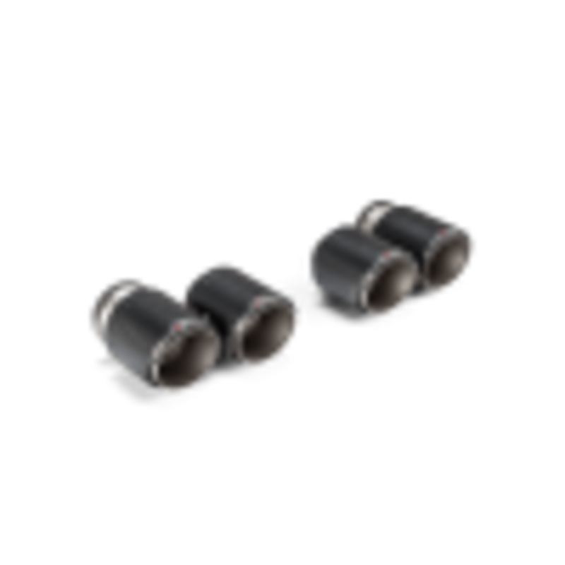 Akrapovic 2021+ BMW G87 M2, G80 M3 & G82 M4 Classic Carbon Design Tail Pipe Set
