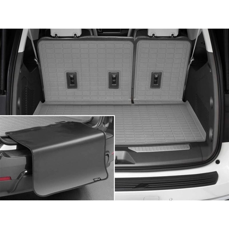 WeatherTech 2021 Chevrolet Suburban/GMC Yukon XL Seatback Cargo Liners HP w/Bumper Protector – Grey