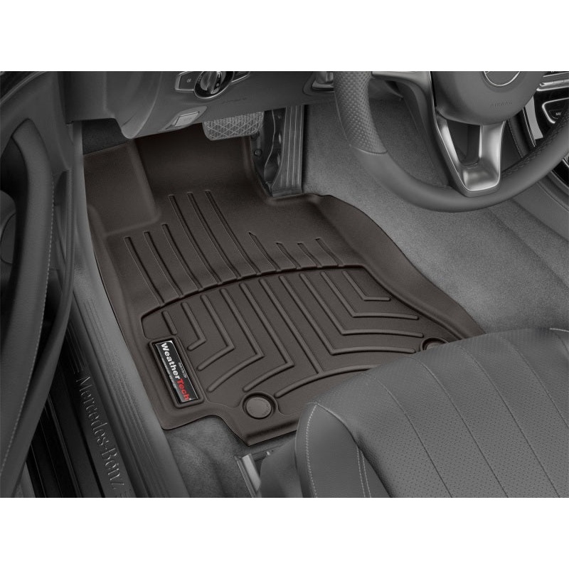 WeatherTech 2017+ Ford F-250/F-350/F-450/F-550 w/ Bench Seats Front FloorLiners – Cocoa