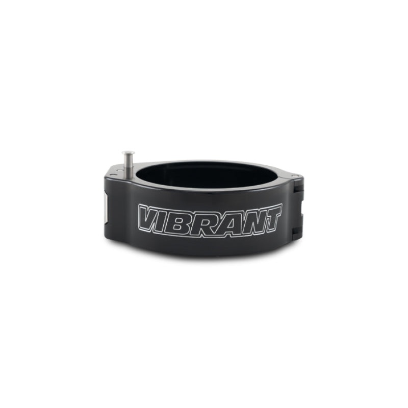 Vibrant 2.5in O.D. Aluminized HD 2.0 Clamp – Anodized Black (Clamp Only)