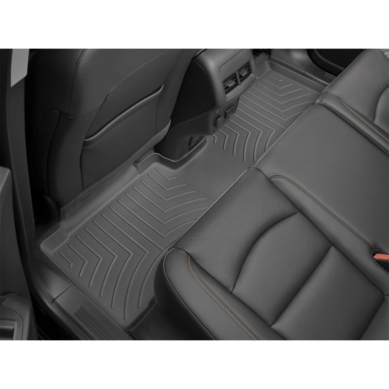 WeatherTech 22+ NIssan Frontier Crew Cab Rear FloorLiner – Black w/o Fender Premium Audio