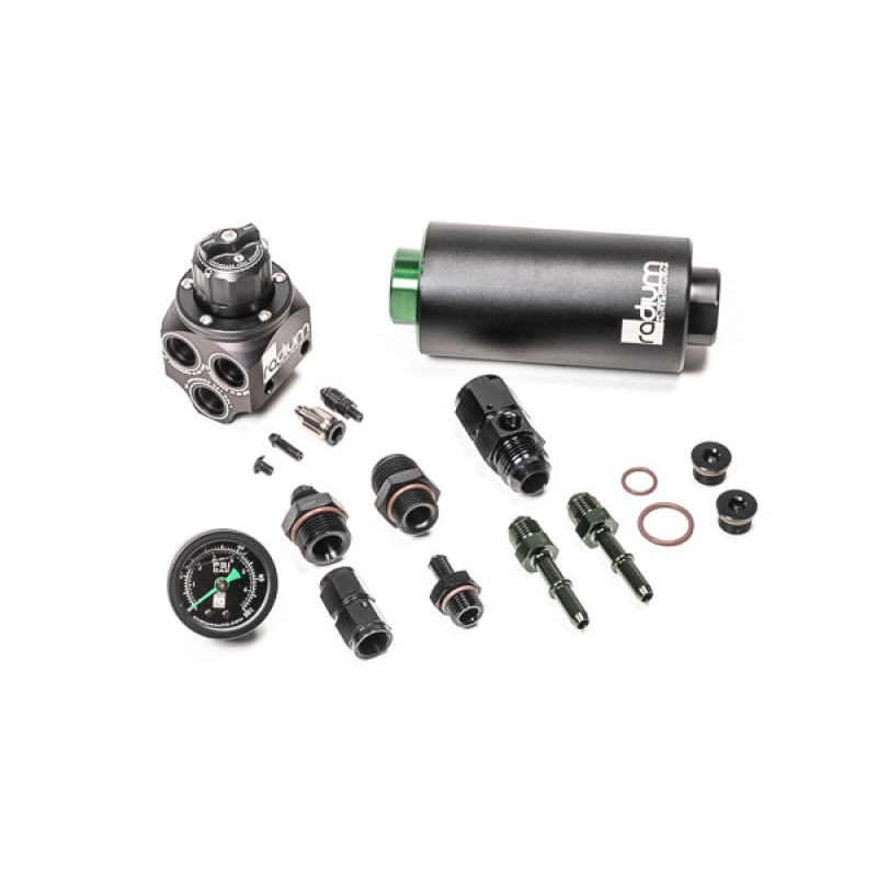 Radium Engineering 2001-2006 BMW E46 M3 Fuel Pressure Regulator & Fuel Filter Kit w/ Microglass Filter