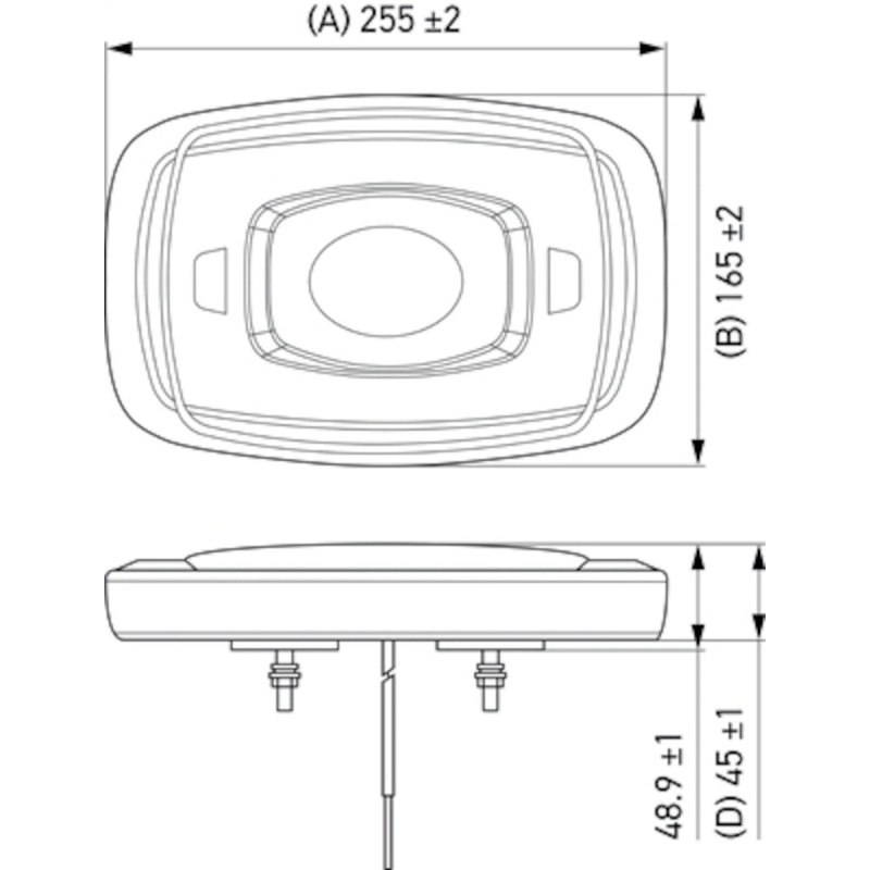 Hella L/Bar Mini 10In Led (Mv Fxd Amber)