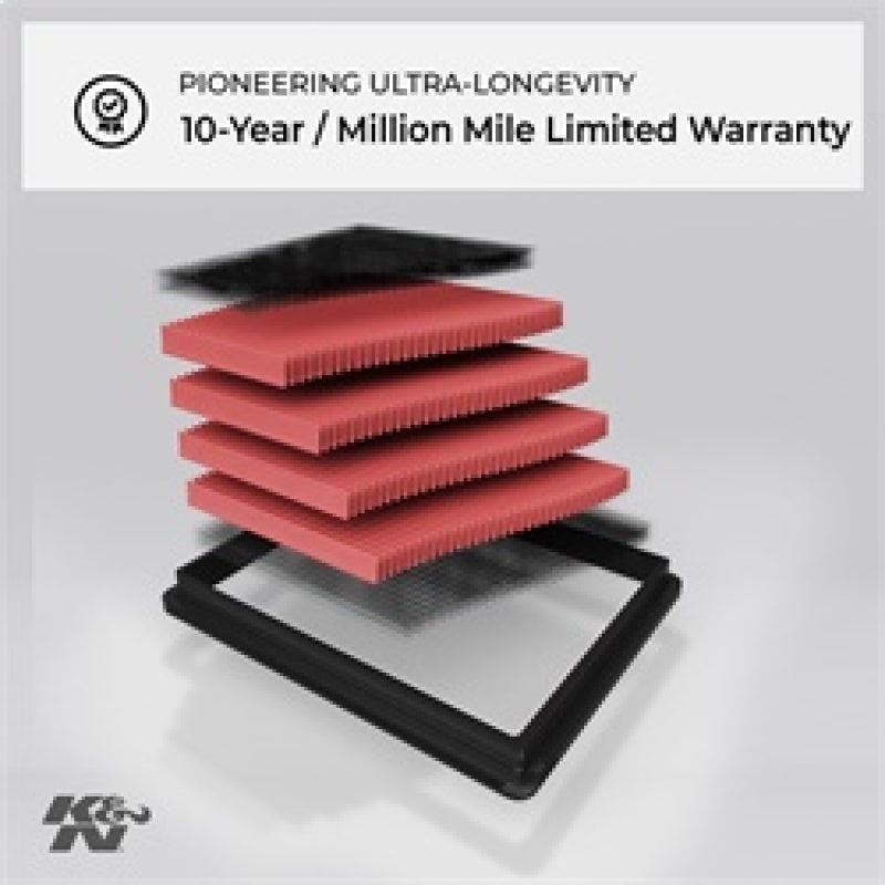 K&N Engineering K&N Replacement Air Filter Skoda Fabia/Roomster/Praktik / VW Polo/Fox/Suran / Seat Cordoba/IBIZA IV