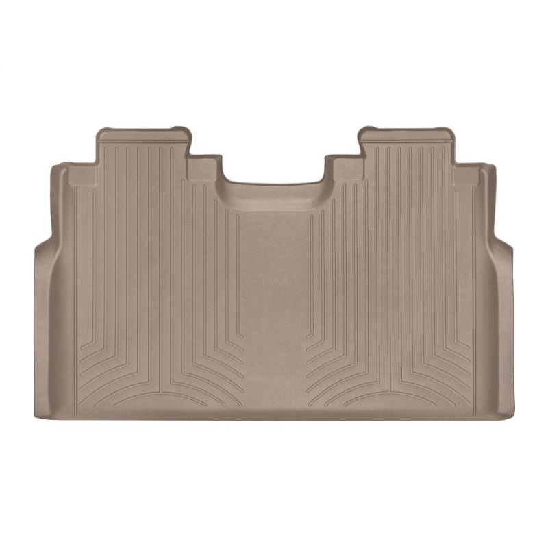 WeatherTech 2015+ Ford F-150 SuperCrew Cab Rear FloorLiner – Tan (w/ 1st Row Bench Seats)