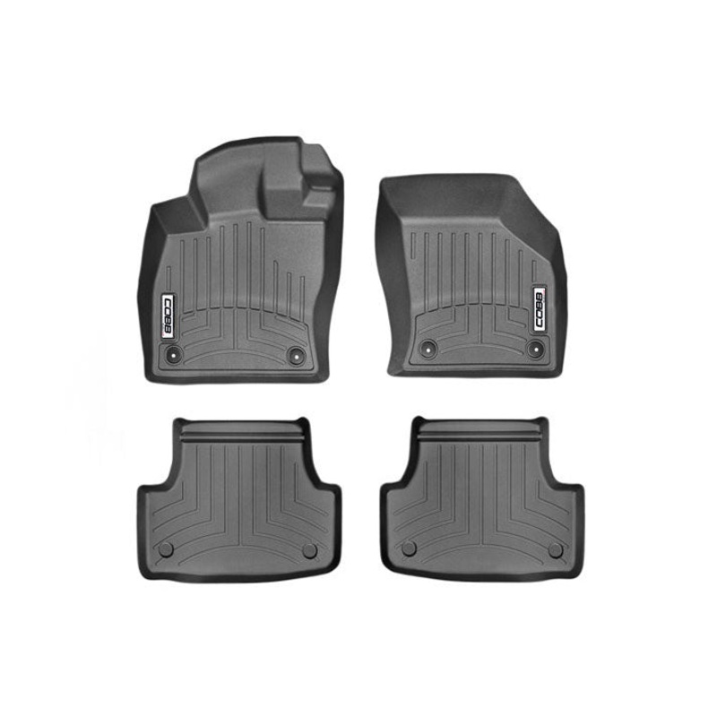 COBB 15-17 Volkswagen GTI Front and Rear FloorLiner by WeatherTech – Black