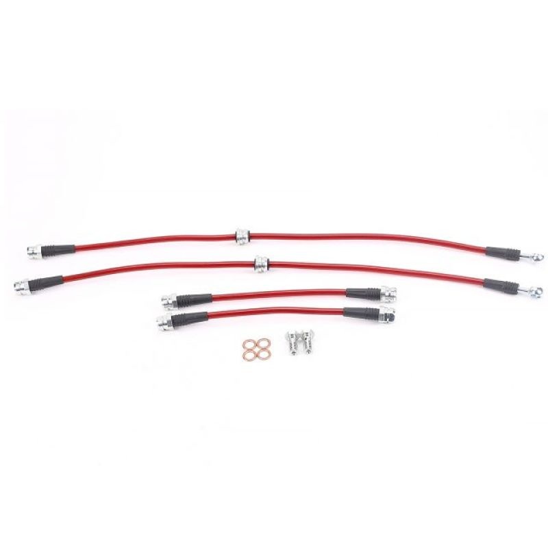PowerStop Power Stop 06-13 Audi A3 Front & Rear SS Braided Brake Hose Kit
