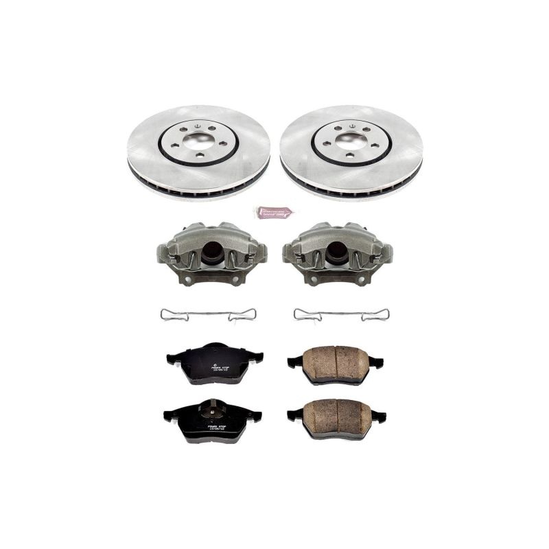 PowerStop Power Stop 96-99 Volkswagen Golf Autospecialty Kit w/ Calipers – Front