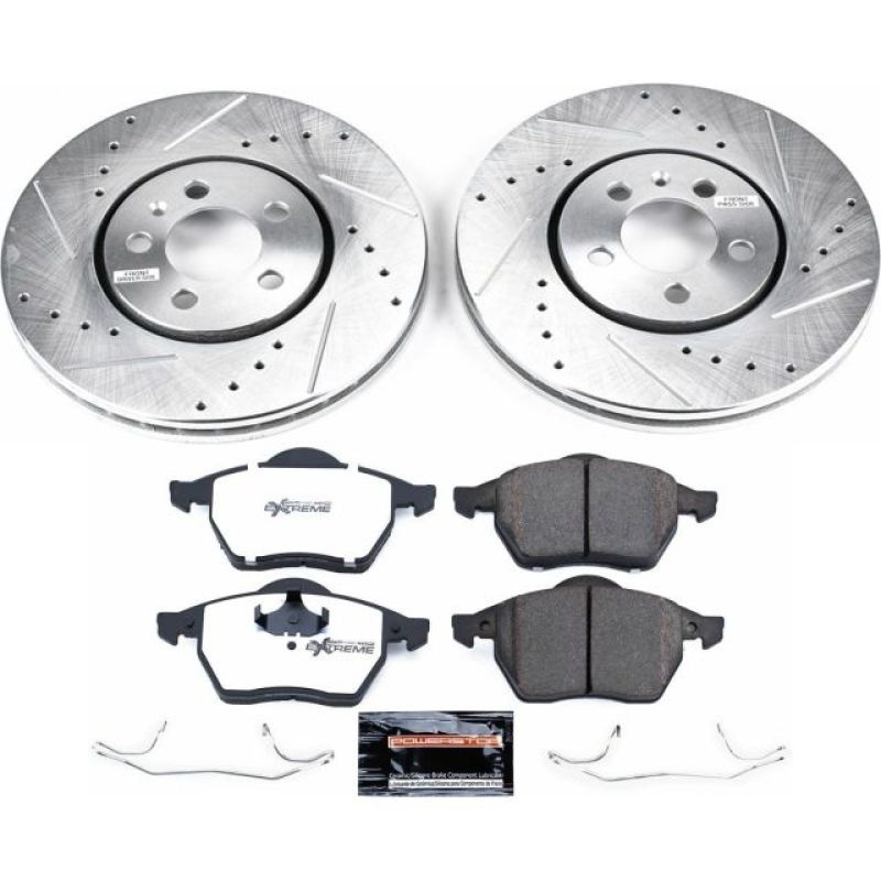 PowerStop Power Stop 96-99 Volkswagen Golf Front Z26 Street Warrior Brake Kit