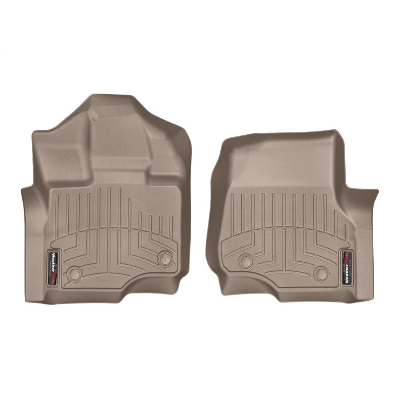 WeatherTech 2015+ Ford F-150 Supercab/Supercrew Front FloorLiner – Tan w/ First Row Bucket Seats