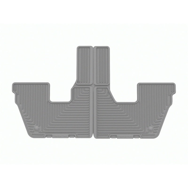 WeatherTech 21-23 Jeep Grand Cherokee L (6 Passenger Seating) Rear All-Weather Floor Mats – Grey
