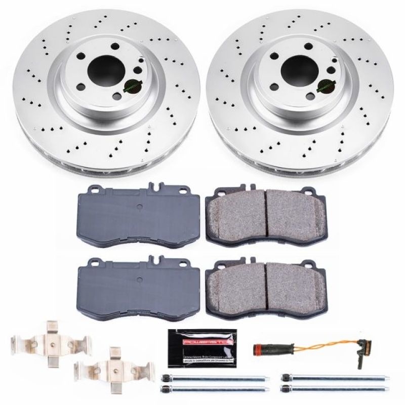PowerStop Power Stop 15-16 Mercedes-Benz E400 Front Z23 Evolution Sport Coated Brake Kit