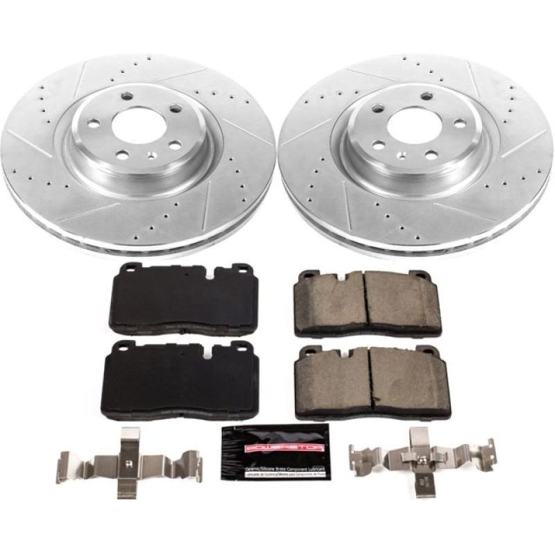 PowerStop Power Stop 15-16 Porsche Macan Front Z23 Evolution Sport Brake Kit