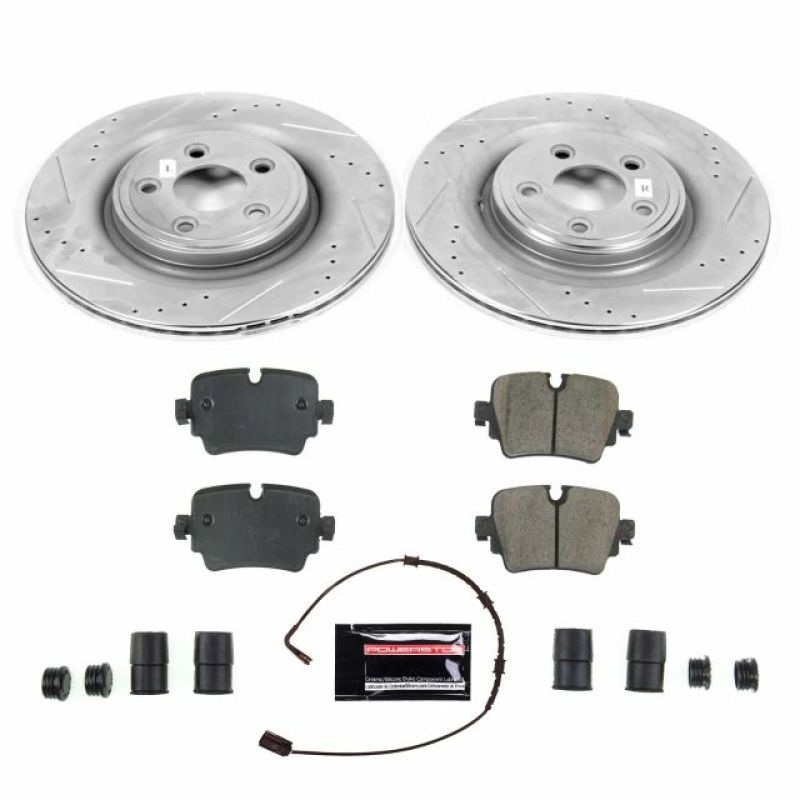 PowerStop Power Stop 16-17 Jaguar XJ Rear Z23 Evolution Sport Brake Kit