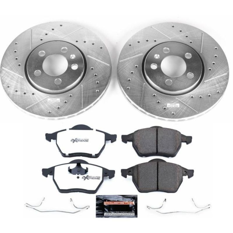 PowerStop Power Stop 1999 Volkswagen Golf Front Z26 Street Warrior Brake Kit