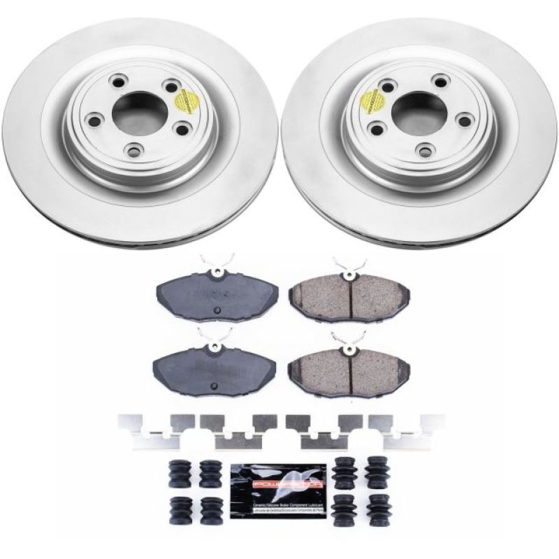 PowerStop Power Stop 2006 Jaguar S-Type Rear Z23 Evolution Sport Coated Brake Kit