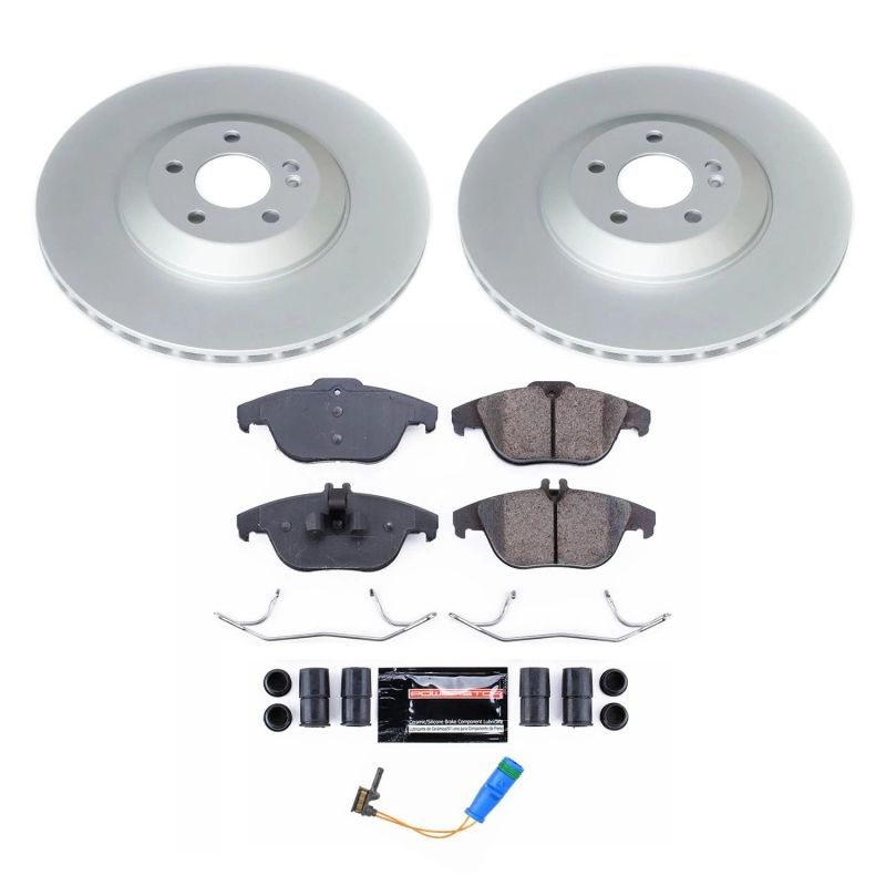 PowerStop Power Stop 2018 Mercedes-Benz E400 Rear Z17 Evolution Geomet Coated Brake Kit