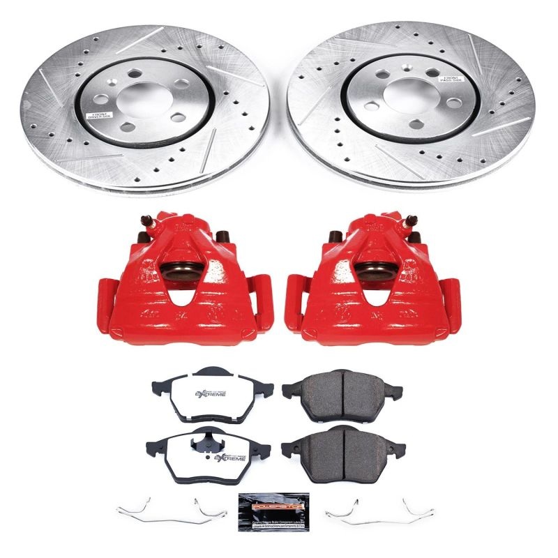 PowerStop Power Stop 96-99 Volkswagen Golf Z26 Street Kit w/ Calipers – Front